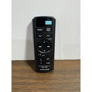 Alpine RUE-4187 Car Stereo Audio Remote Control Unit Black. Tested Working !!!